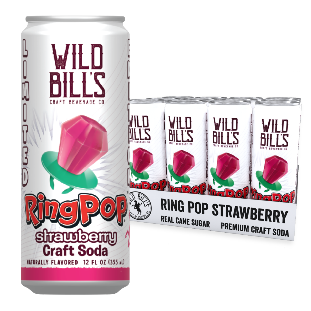 Ring Pop Strawberry Soda – 12 Pack