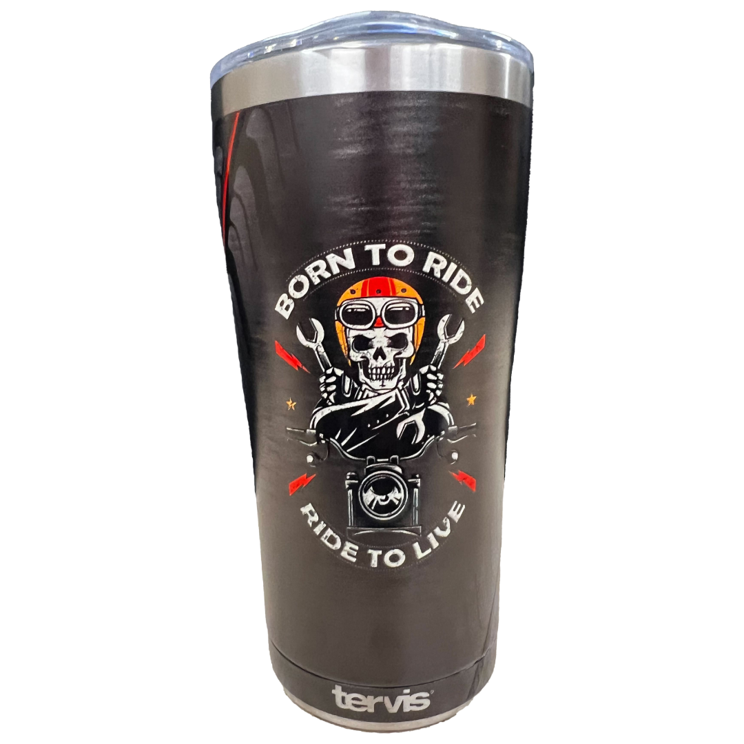 Born to Ride Travel Tumbler