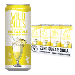 Pineapple Zero Sugar Soda – 12 Pack