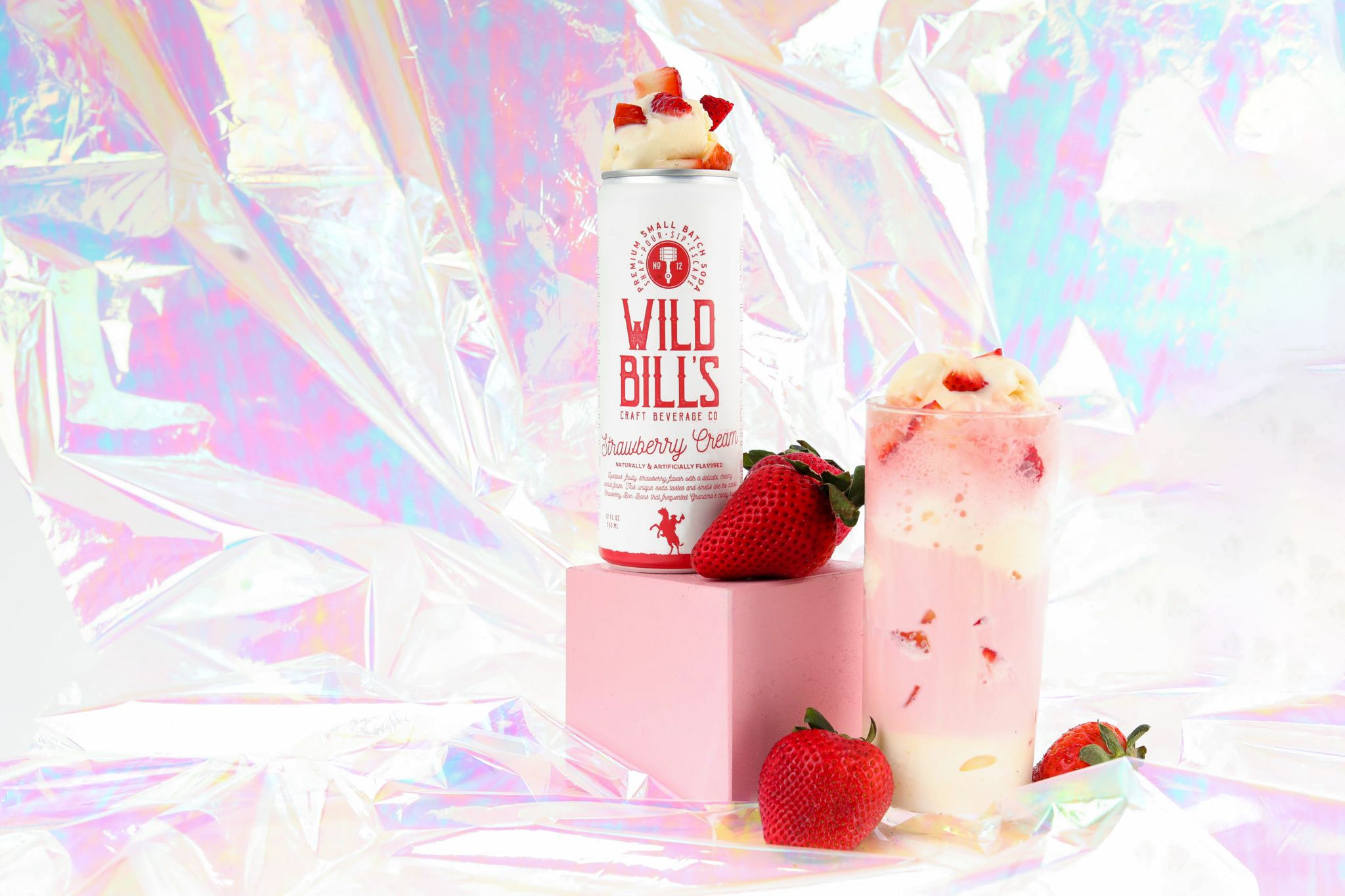 Strawberry Cream Soda – 12 Pack