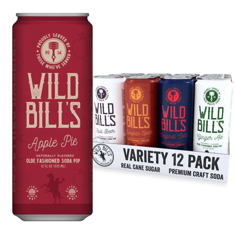 Wild Bill's Build Your Own 12-Pack of craft soda cans