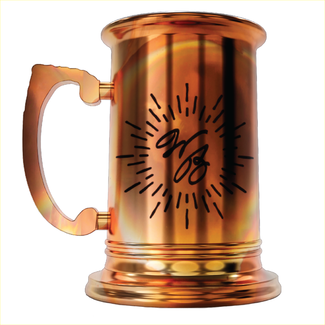 Antique Copper Tankard